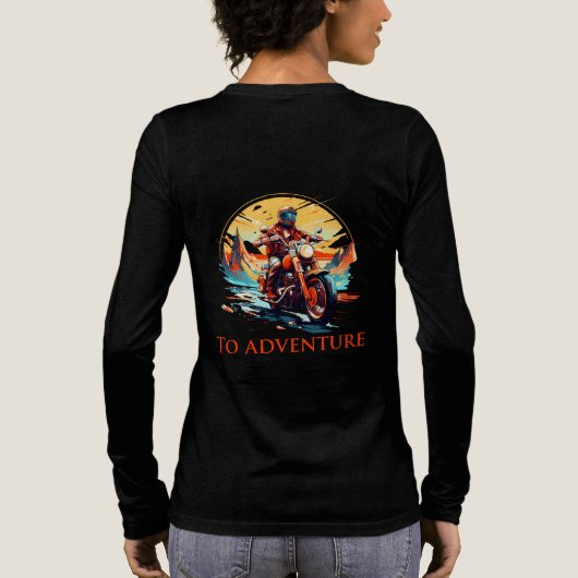 Ride to Adventure Tri-Blend Shirt (Achterkant)