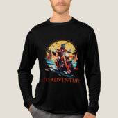 Ride to Adventure Tri-Blend Shirt (Voorkant volledig)