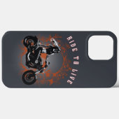Ride to Life beroemd gemaakt door Biker Girl Case-Mate iPhone Case (Achterkant (horizontaal))