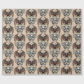 Ride to Live Live to Ride Biker-ontwerp Cadeaupapier (Vlak)