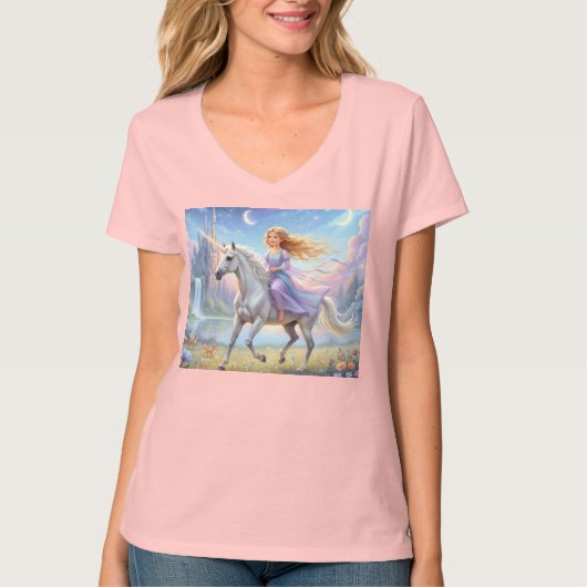 Ride to the Rainbow Castle T-shirt (Voorkant)