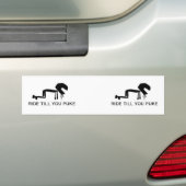 Ride tot je een puinhoop hebt bumpersticker (Op auto)