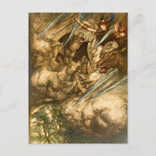 Ride van het Briefkaart Valkyries (Voorkant)