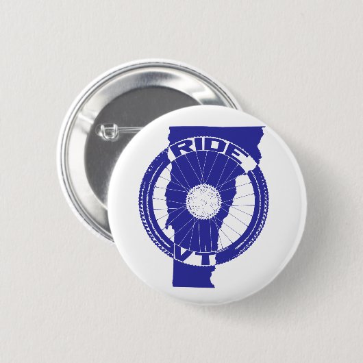 Ride Vermont Ronde Button 5,7 Cm (Voorkant /achterkant)