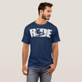 Ride Wakesurf Surfing Surfer Wake Surf T-shirt (Voorkant volledig)