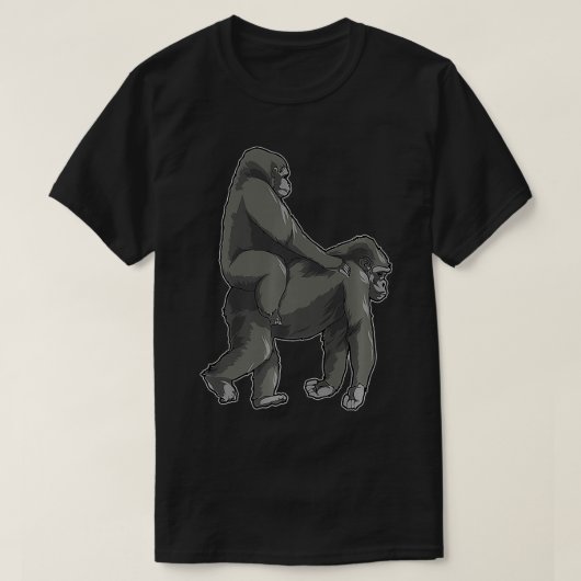 Ride Wife Gorilla Meme Funny Monkey Memes Premium T-shirt (Design voorkant)