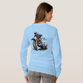 Ride Wild | Lange mouwen voor dames T-shirt (Achterkant volledig)
