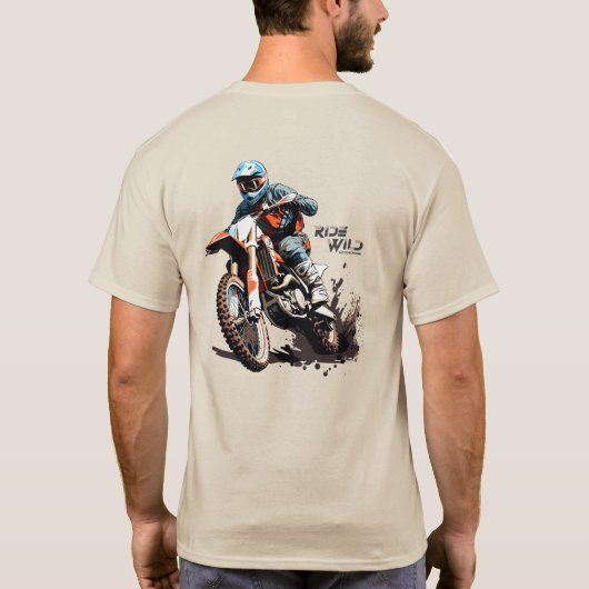 Ride Wild | Volwassene T-shirt (Achterkant)