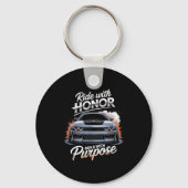 Ride With Honor Car Lover Sleutelhanger (Voorkant)