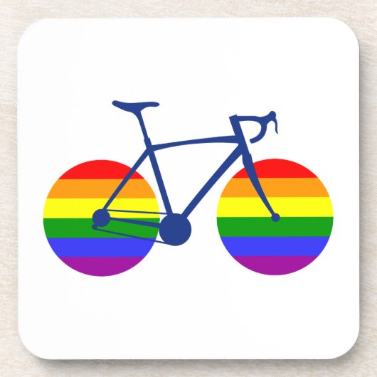 Ride with Pride Bike Bier Onderzetter (Voorkant)