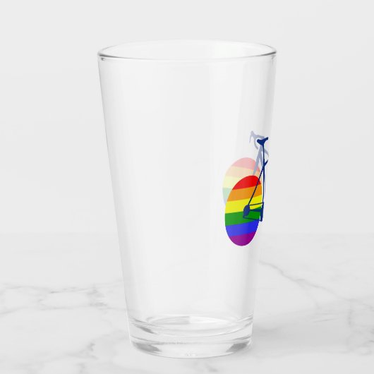 Ride with Pride Bike Glas (Rechts)