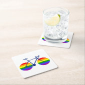 Ride with Pride Bike Kartonnen Onderzetters (Insitu)