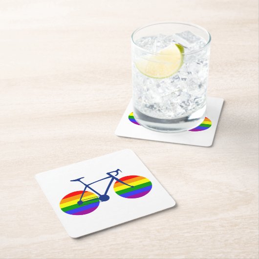 Ride with Pride Bike Kartonnen Onderzetters (Insitu)