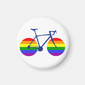 Ride with Pride Bike Magneet (Voorkant)