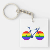 Ride with Pride Bike Sleutelhanger (voorkant)