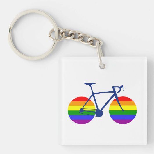 Ride with Pride Bike Sleutelhanger (voorkant)