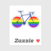 Ride with Pride Bike Sticker (Vel)