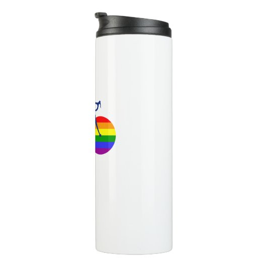 Ride with Pride Bike Thermosbeker (Geroteerd rechts)