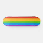 Ride with Pride: Regenboogvlag Persoonlijk Skateboard (Horizontaal)