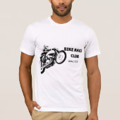 Ride with Soul – Bike Lover Logo Design T-shirt (Voorkant)