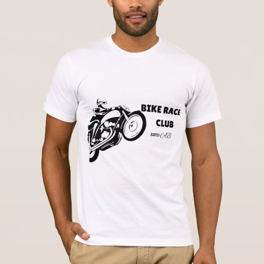 Ride with Soul – Bike Lover Logo Design T-shirt (Voorkant)