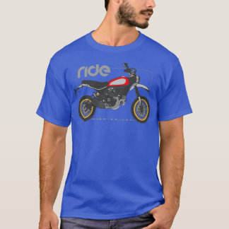 Ride woestijn rood t-shirt