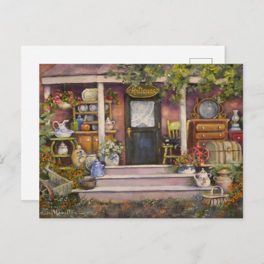 Rideau Antieke Canada Rustic Country Briefkaart (Voorkant / Achterkant)