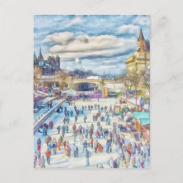 Rideau Canal Ottawa Canada Briefkaart