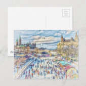 Rideau Canal Ottawa Canada Briefkaart (Voorkant / Achterkant)
