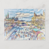 Rideau Canal Ottawa Canada Briefkaart (Voorkant)
