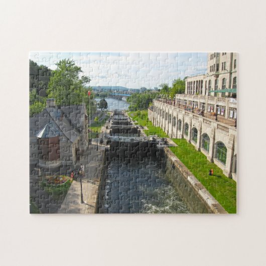 Rideau Canal Ottawa. Legpuzzel (Horizontaal)
