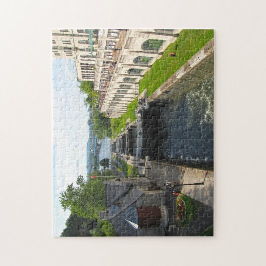 Rideau Canal Ottawa. Legpuzzel (Verticaal)
