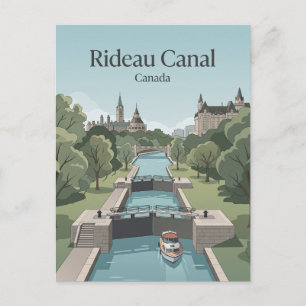 Rideau Kanaal Canada Briefkaart