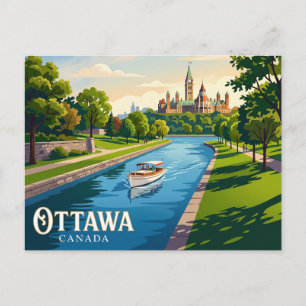 Rideau Kanaal Canada Briefkaart