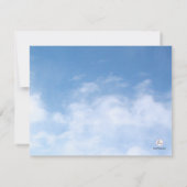 Ride'em Cowgirl Persoonlijk Dank u/Notecard Bedankkaart (Achterkant)