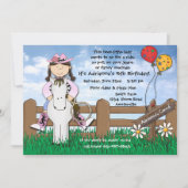 Ride'em Cowgirl Uitnodiging (Voorkant)