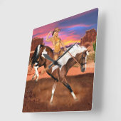 RIDE'M BRONCO COWGIRL VIERKANTE KLOK (Hoek)