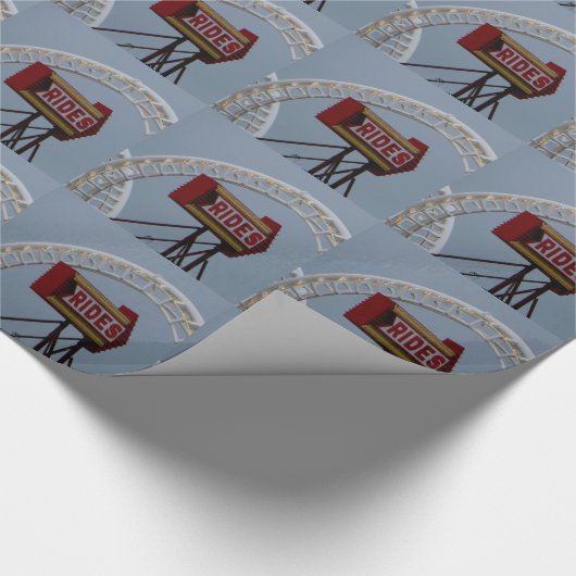 Riden en Onderzetter van Rollers Cadeaupapier (Hoek)