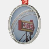 Riden en Onderzetter van Rollers Metalen Ornament (Links)