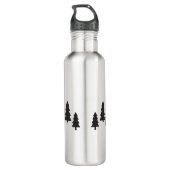 Rider Blue Ridge Mountains Waterfles (Achterkant)