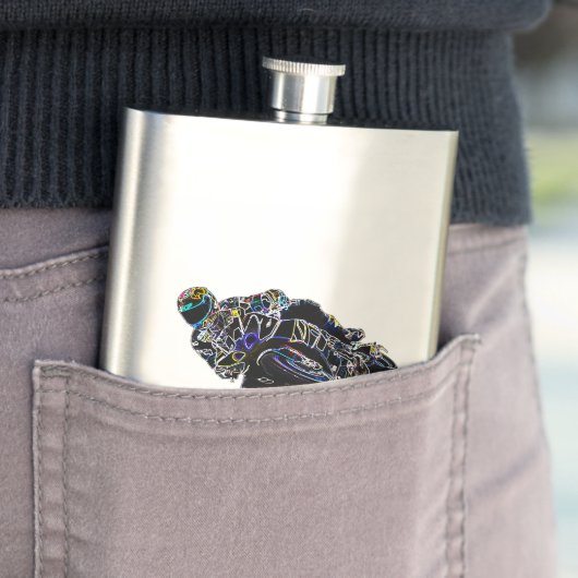 Rider Circle Racing Schets Flacon (Voorbeeld)