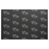 Rider Circle Racing Schets Stof (Fat Quarter)