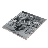 Rider die aan de sluiting hangt tegeltje (Zijkant)