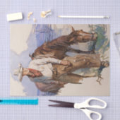 "Rider From the Ridge" door WHD Koerner Tissuepapier (Craft)