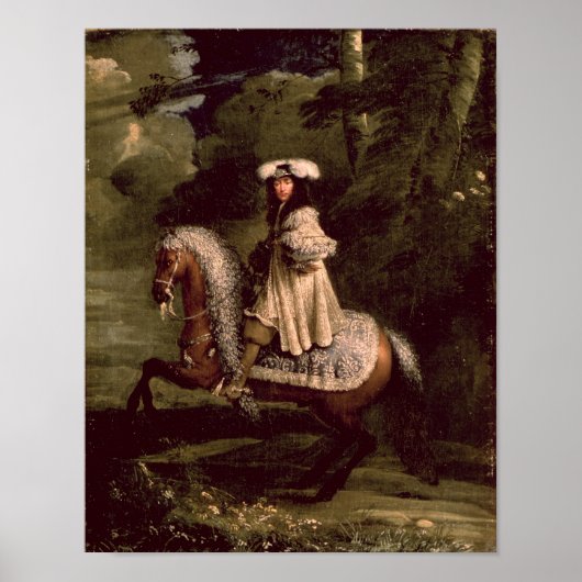 Rider in blauw poster (Voorkant)