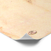 Rider in een rode munt door Edgar Degas Poster (Hoek)