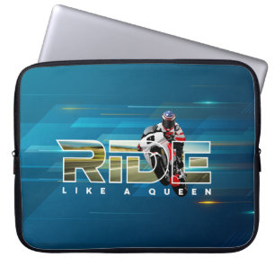 Rider King   15-inch laptophoes (Queen) Laptop Sleeve