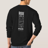Rider King | Mannen met lange mouwen T-shirt (Achterkant)