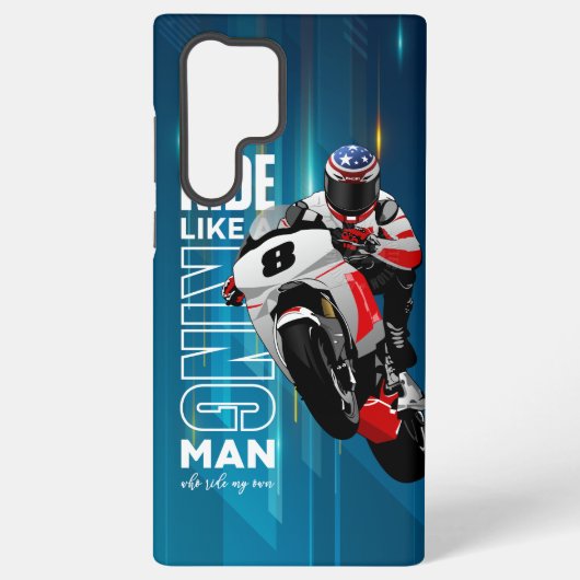 Rider King | Samsung Galaxy S22 Ultra Hoesje (King (Achterkant)