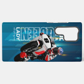 Rider King | Samsung Galaxy S22 Ultra Hoesje (Quee (Achterkant horizontaal)